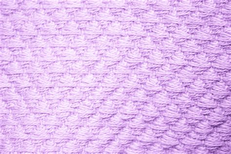 Lavender Diamond Patterned Blanket Close Up Texture – Photos Public Domain