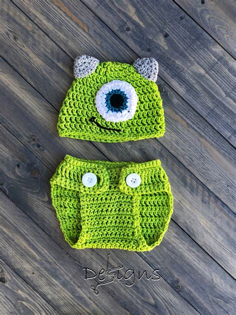 Monster Inc. /crochet Monster Outfit Baby Monster Inc Baby | Etsy