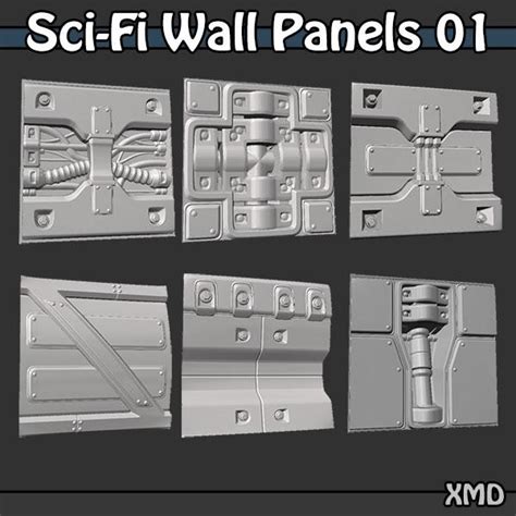 Sci-Fi Wall Panels 01 – XMD Source