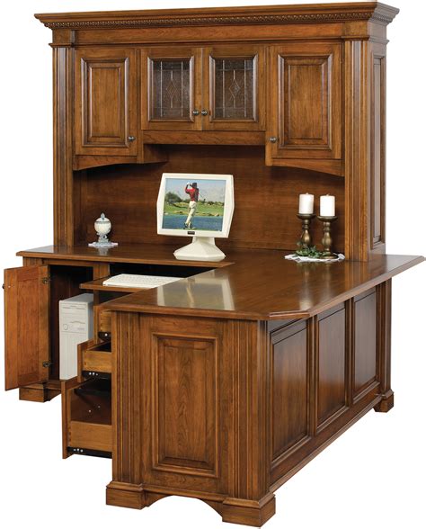 Lincoln Corner Desk with Hutch - Weaver Furniture Sales