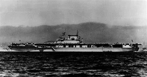 [5624 x 2952]USS Enterprise (CV-6) before WWII. Location unknown. : WarshipPorn