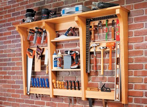 Wall-Mounted Tool Rack | Woodworking Project | Woodsmith Plans