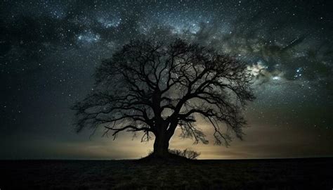 Tree Night Stock Photos, Images and Backgrounds for Free Download