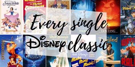 Every Disney Animated Movie (61 in All) and How To View Them