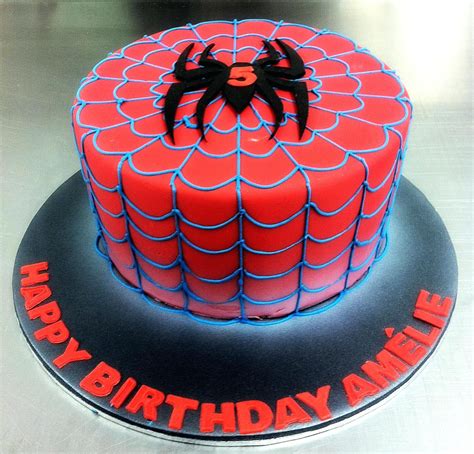 A Number 7 Birthday Cake With An Awesome Spiderman Theme 7th | Images ...