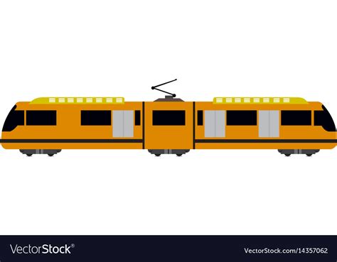 Train side view Royalty Free Vector Image - VectorStock