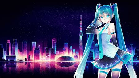 Hatsune Miku Wallpaper Gif - IMAGESEE