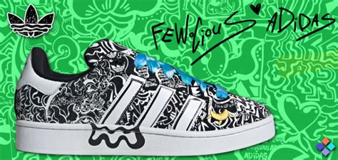 FEWOCiOUS Unlocks NFT Art with Adidas Sneakers - NFT Plazas