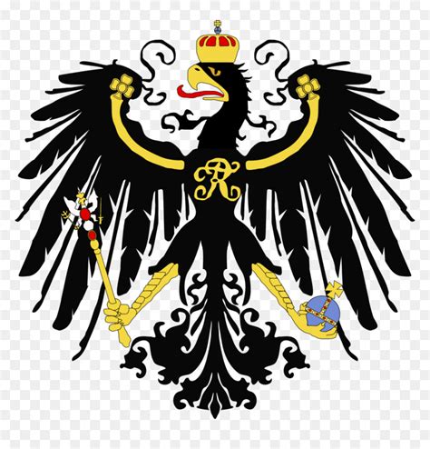 Prussia Flag Clipart Png - Prussian Flag Eagle, Transparent Png - vhv