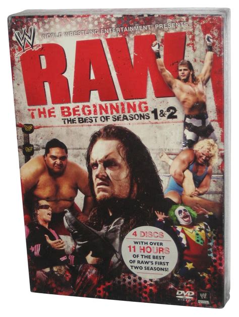 WWE Raw The Beginning Best of Seasons 1 & 2 Wrestling DVD Box Set ...