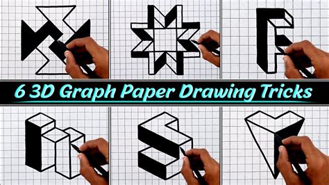 3d Graph Paper Drawings