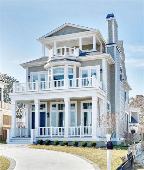 Impressive 38 Popular Beach House Exterior Color Ideas | Dream beach ...