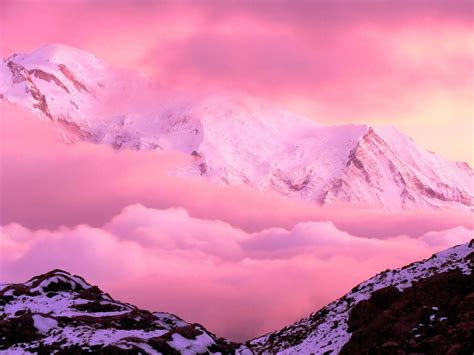 The Best 26 Pink Snowy Sunset - sugiatik