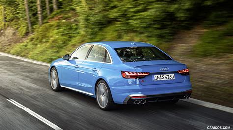 Audi S4 TDI | 2019MY (Color: Turbo Blue) | Rear Three-Quarter