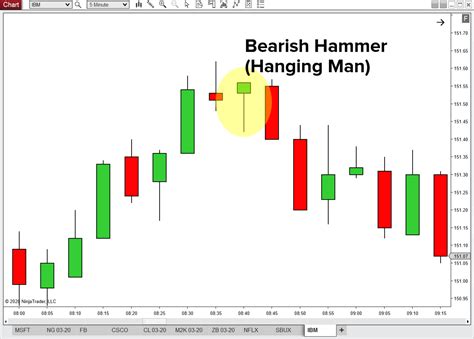 What is a Hammer Candlestick Chart Pattern? | NinjaTrader