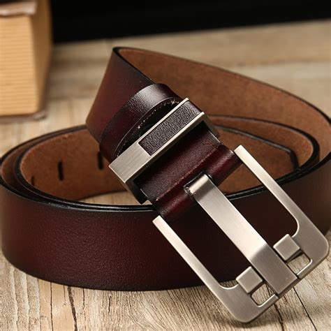 Fashion Luxury Casual Genuine Leather Mens Belts