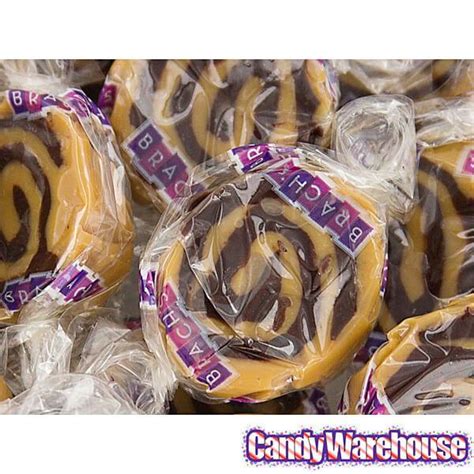 Brach's Chocolate Caramel Swirls Candy: 8-Ounce Bag | Candy Warehouse