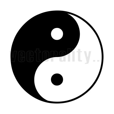 Yin Yang Chinese Symbol Peace Opposing Complementing Ancient - Etsy