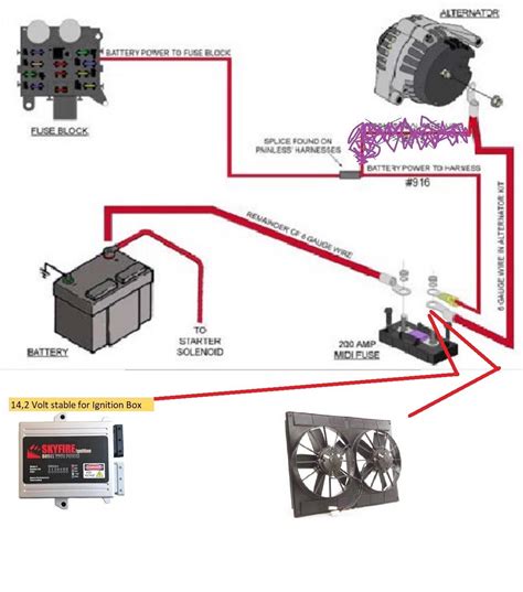 Power to fuse box - Alternator internally regulated | Team Camaro Tech