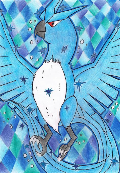 Shiny Articuno Coloured by Viperwings on DeviantArt