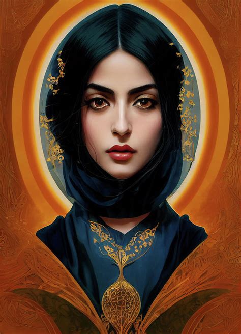 Arabic Beautiful Woman Digital Art by Bishop Art - Fine Art America