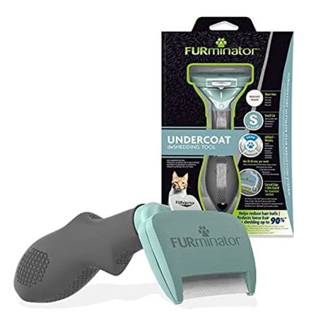 FURminator Undercoat deShedding Tool for Small Short Hair Cats under 4.5 Kg, £12.79 at Amazon