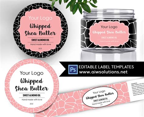 Food Product Labels Template