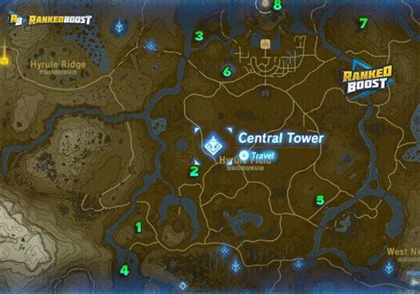 Goron City Breath Of The Wild Map - Maps For You