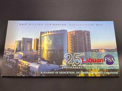 25th Anniversary Labuan FSA Commemorative Coin, Hobbies & Toys ...