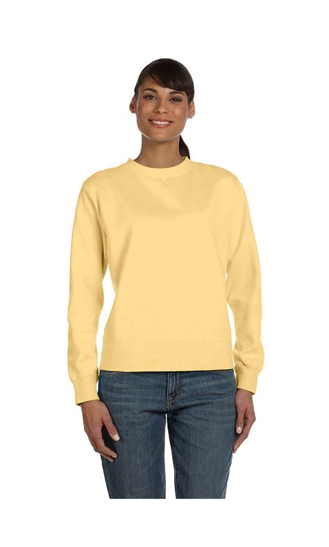 COMFORT COLORS - Comfort Colors Women's Wide-Band Fleece Crewneck Sweatshirt, Style C1596 ...