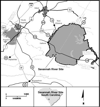 Savannah River Site Maps