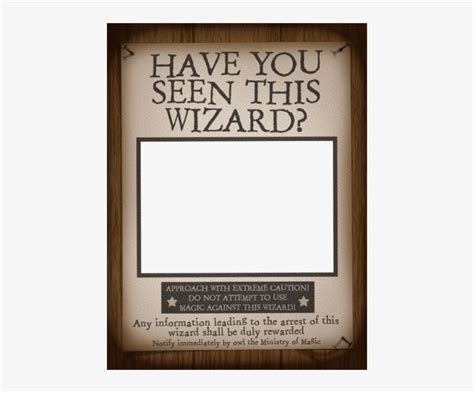 Download Have You Seen This Wizard - Harry Potter Have You Seen This Wizard Printable PNG image ...