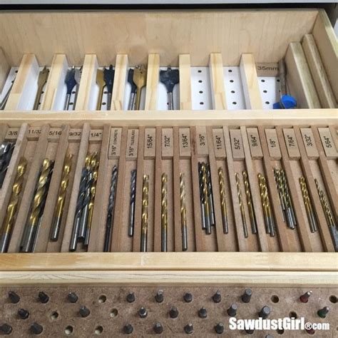 Drill Bit Storage Tray - Sawdust Girl®