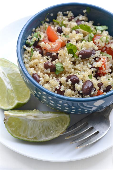 Black Bean Quinoa Salad - Fork and Beans