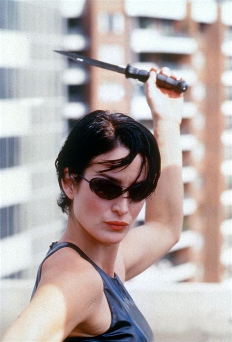 Carrie-Anne Moss in "The Matrix" 1999. | Film Stills | Pinterest | Carrie anne moss, Movie and Films