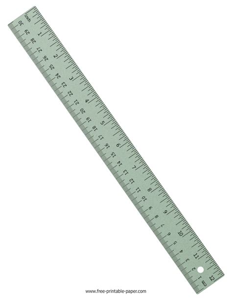 12 Inch Ruler – Free Printable Paper