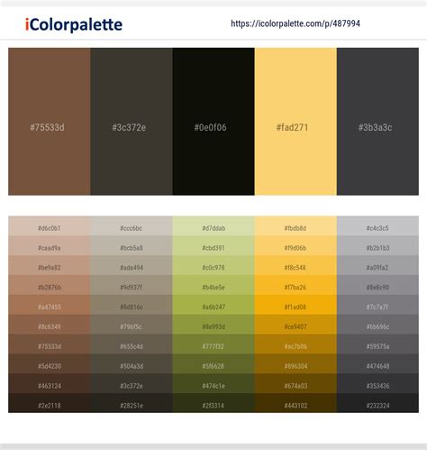 7430+ Latest Color Schemes with Goldenrod Color tone combinations ...