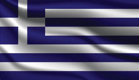 Greece Realistic Modern Flag Design 3703720 Vector Art at Vecteezy