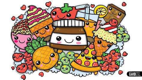 Kawaii Food Wallpaper - WallpaperSafari