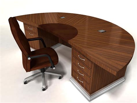 Exquisite Half Round Custom Desk - Ambience Doré