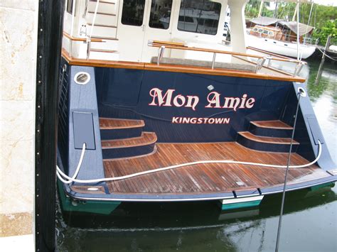 Custom Vinyl Boat Lettering | On The Spot Designers | Decals & Stickers