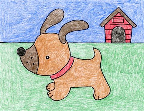 Dog Drawing For Kids To Draw