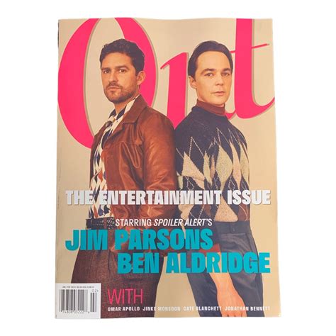 Out Magazine January 2023 Entertainment Issue Jim Parsons Ben Aldridge | Mercari in 2023 | Jim ...