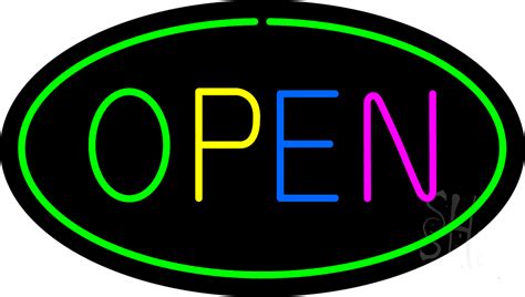 Open Animated LED Neon Sign - Multi-Color Neon Open Signs - Everything Neon