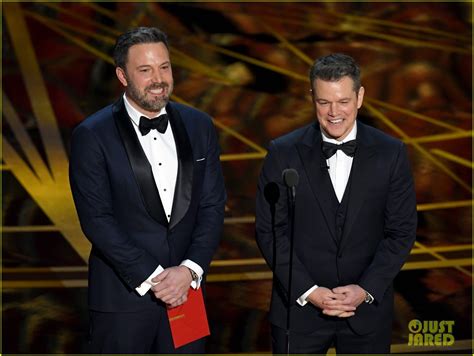 Ben Affleck & ‘Guest’ Matt Damon Present at Oscars 2017, Matt Gets Played Off by Jimmy Kimmel ...