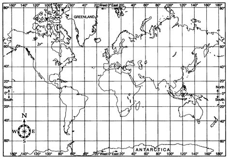 World Map With Latitude And Longitude Pdf - Vector U S Map