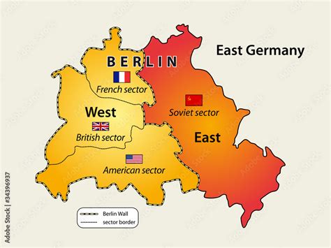 Berlin Wall World Map