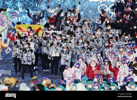 Korea Delegation (KOR), FEBRUARY 20, 2022 : Beijing 2022 Olympic Winter Games Closing Ceremony ...