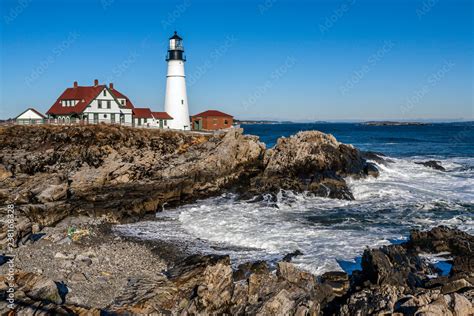 Portland Head Light, lighthouse Stock Photo | Adobe Stock