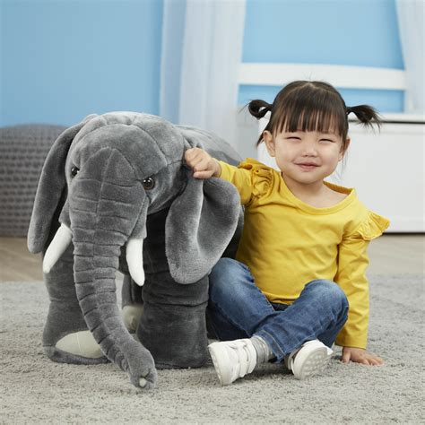 Elephant Giant Stuffed Animal - Imagine That Toys